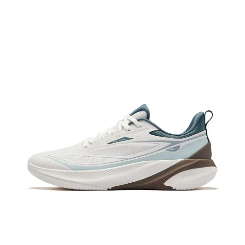 Erke Shadow 3 Амортизаторы Shock Absorbers Oтскок Низкий Топ Городской Коммутирование Беговые кроссовки Мужской Микрокристаллический Белый Сваренный Каменный Синий