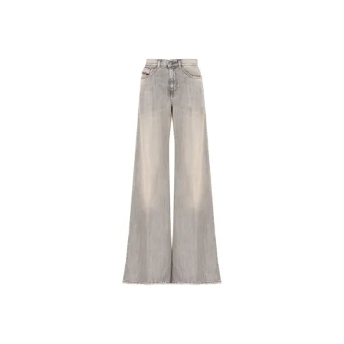 DIESEL Серые Женские Джинсы