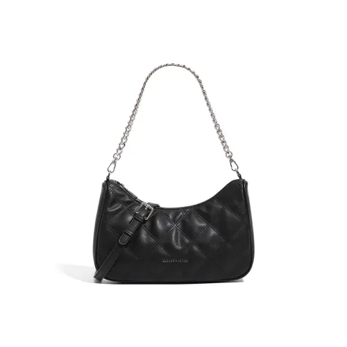 CLEVER KETCH ПУ (полиуретан) Сумка через плечо Женская Черный Экрю