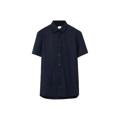 Burberry Рубашка Мужская Морской Синий