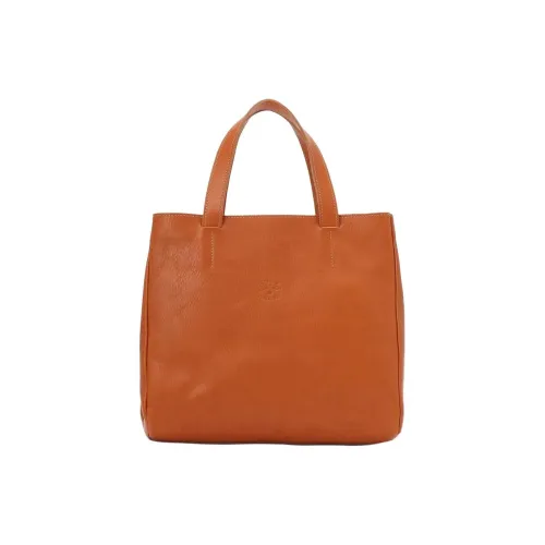 Il Bisonte Сумка Tote из коровьей кожи стандартная женская оранжево-коричневая