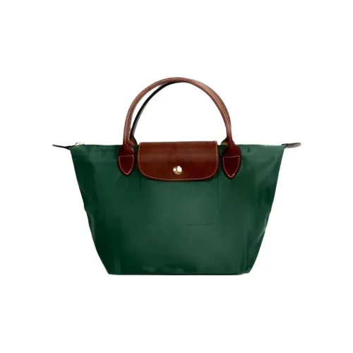 LONGCHAMP Холст Пельмени Сумка Маленькая Женская Британский Зеленый