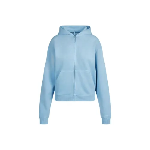 SKIMS SS25 FRENCH TERRY ZIP UP HOODIE Sweatshirt Women's