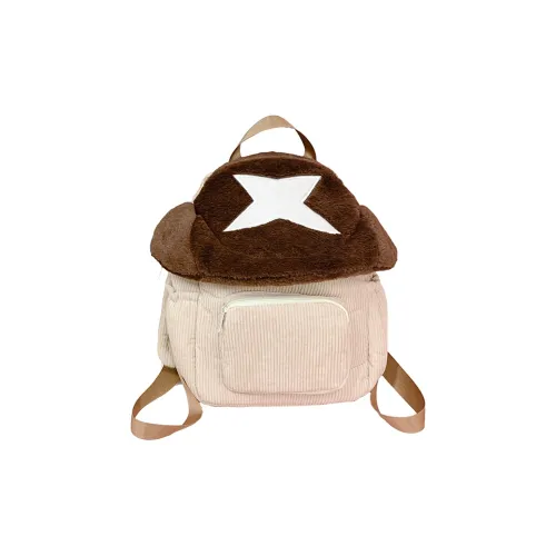 SINPAID BULL Плюшевый рюкзак обычный женский кофе
