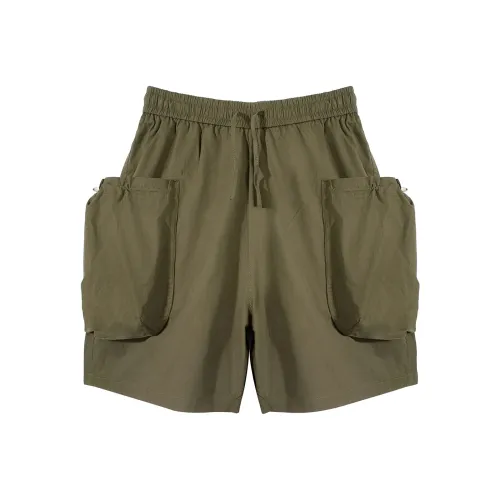DAVID&ME Армейский зеленый Унисекс Повседневные шорты