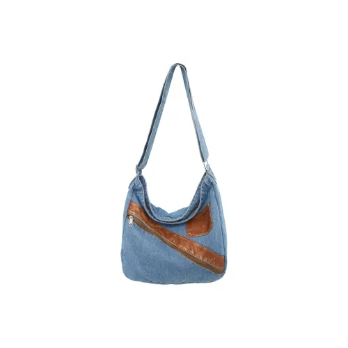 Boniu Деним Портативная Сумка через плечо Сумка на плечо Женская Светло-синяя Темно-синяя