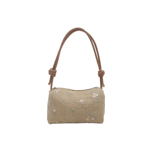 Boniu Плетеная сумка через плечо женский цвет экрю