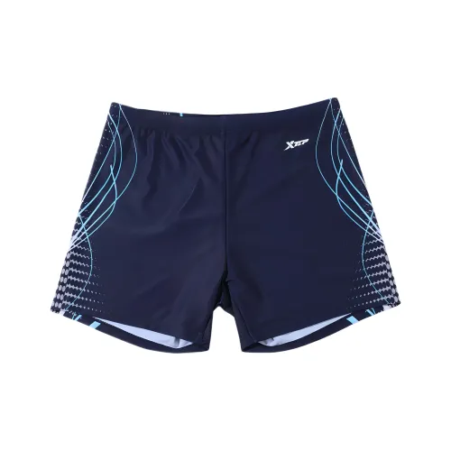 XTEP Темно-синие мужские плавательные шорты