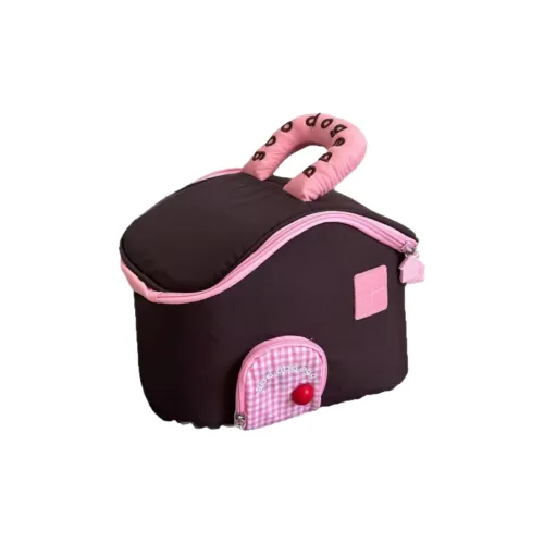 ALOENEY Ткань Косметичка Стандартная Женская Кофейная Желтая