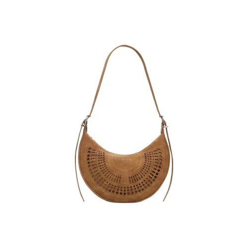 Desigual Полиуретан Сумка через плечо Средняя Женская Абрикосовая