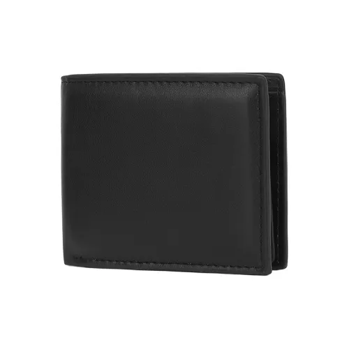 CARTELO Кошелек из коровьей кожи стандартный унисекс черный углеродное волокно с узором