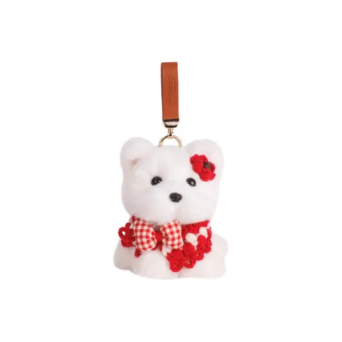 Chongker Вест-хайленд-терьер Брелок Кукла Плюшевая Подвеска 23 см 24 см Рекомендуемая высота