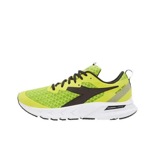 DIADORA Устойчивый к истиранию низкий топ повседневная беговая обувь унисекс зеленый