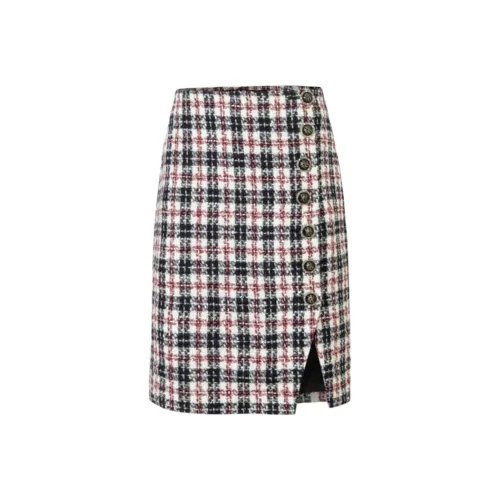 Karl Lagerfeld Повседневные короткие юбки Женские Красный Черный