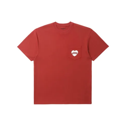 Carhartt WIP BDA/Бургунди Мужская T-Рубашка