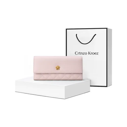 Crtnzo Kroez Кошелек из коровьей кожи стандартный женский розовый