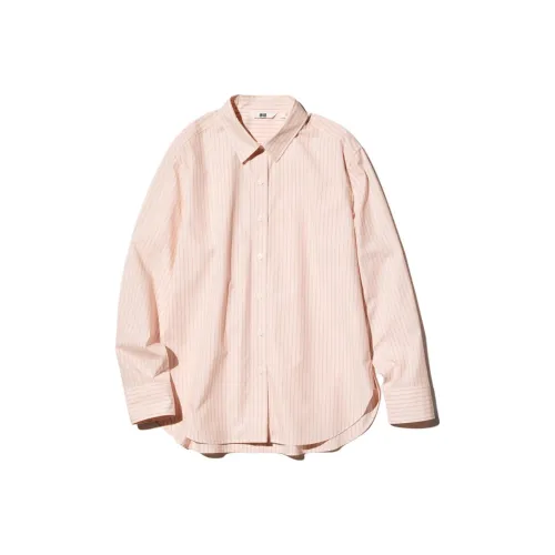 UNIQLO Пастельно-розовые Женские Рубашки