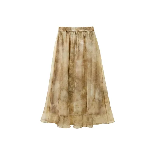 3COLOUR Повседневный Длинный Юбка Женские