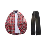 Washed Red+Black Pants  
Промытый Красный+Черные Штаны