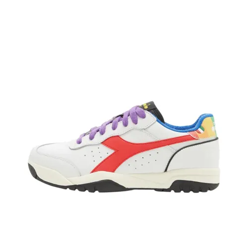 DIADORA Устойчивая к истиранию низкая повседневная обувь унисекс белая