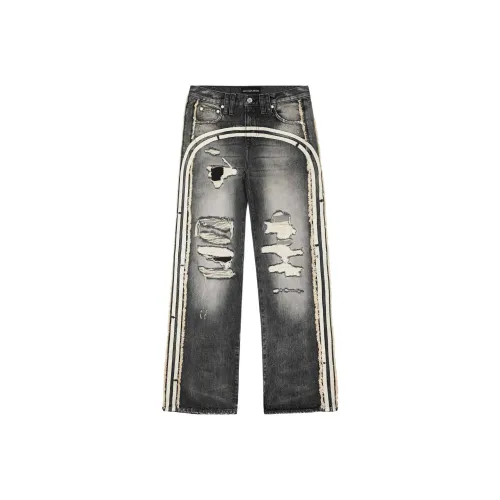RACER WORLDWIDE Синие Унисекс Джинсы