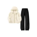 [Одежда с защитой от солнца + Брюки с защитой от насекомых] Хаки + Черный