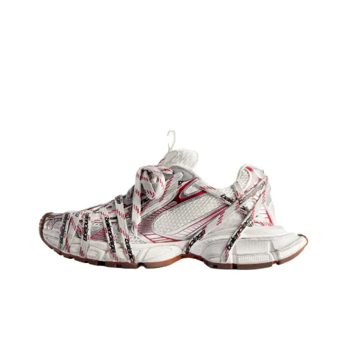 Balenciaga 3XL Низкий Топ Толстая Подошва Кроссовки Мужские Красные