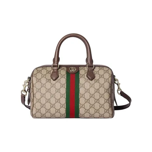 GUCCI Ophidia Кожа Одно плечо Сумка Средний Женский Коричневый