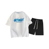 Фотиния Серый Топ Черные Штаны