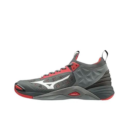 Mizuno Wave Momentum 3 Устойчивые к истиранию MID Тренировочные Кроссовки Унисекс Серые