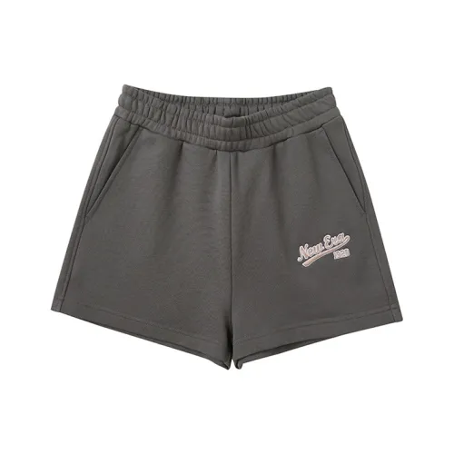 New Era Темно-серые Женские Повседневные Шорты