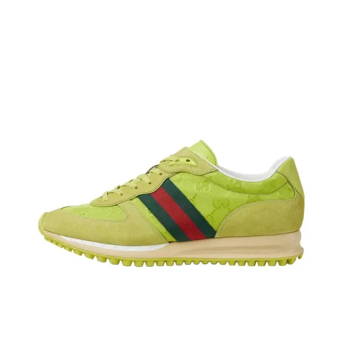 GUCCI RE Motion Low Топ Повседневный Мужской Зеленый