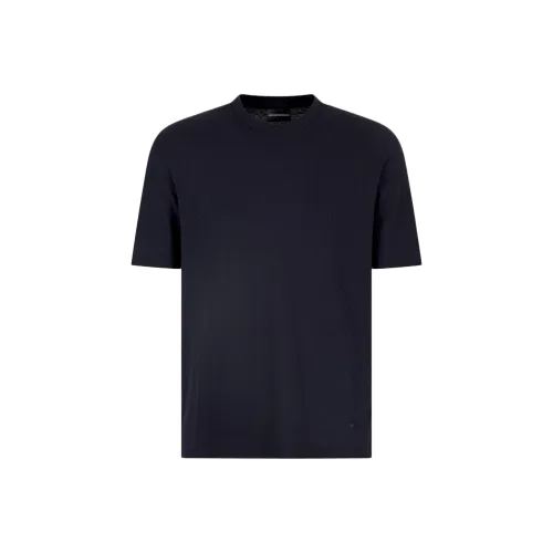 EMPORIO ARMANI Рубашка Мужская Темно-синяя