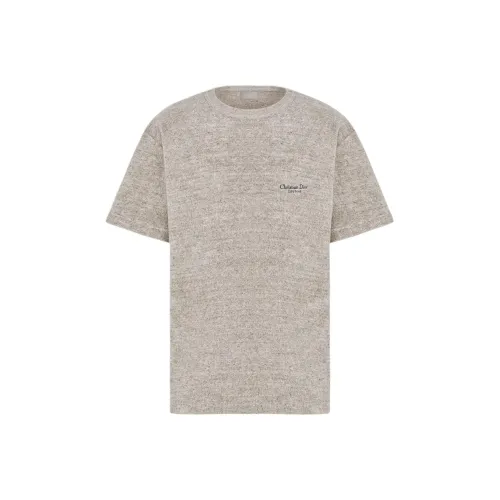 DIOR Бежевый Мужской T-Рубашки