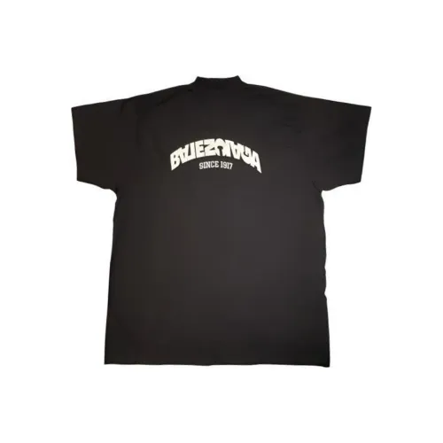 Balenciaga Мужские черные футболки
