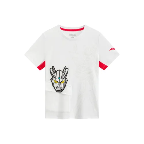 Antakids x AOTEMAN LIANMINGKUAN T-рубашка Чисто белый для детей 3-7 лет