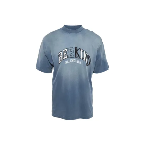 Balenciaga Мужские синие футболки