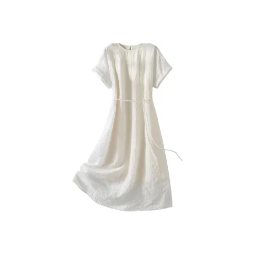 IHIMI Короткий рукав Платье Женское