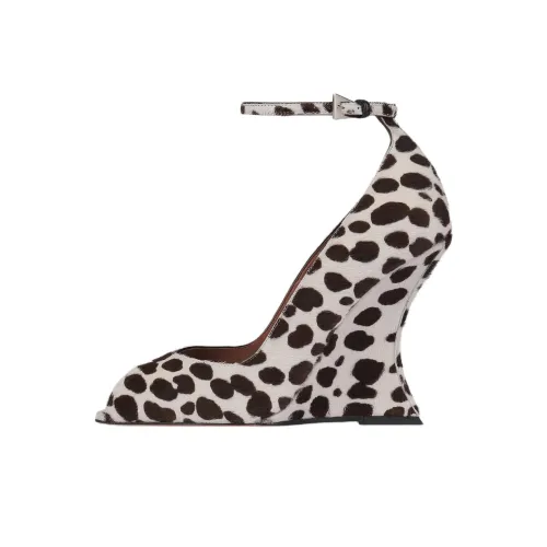 Paris Texas Nina Нестандартный каблук Высокие каблуки 10,5 см Женские Белый Коричневый