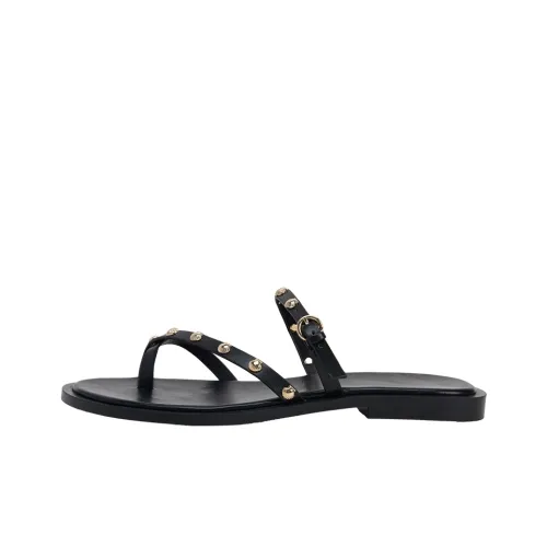 URBAN REVIVO Слипоны Женские Черные