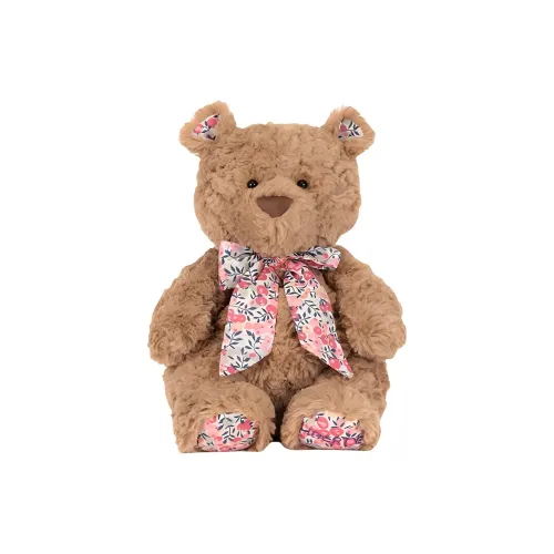 JELLYCAT X LIBERTY Цветочный Barcelona Bear Розовый Куклы Плюшевая кукла Средний размер Высота