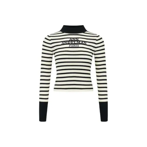 Ann Andelman Черный/Белый Женские Трикотажные