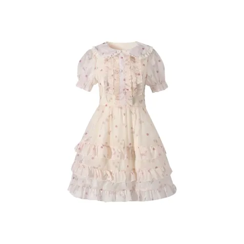 SEAR OFFICIAL Короткое платье с короткими рукавами женское