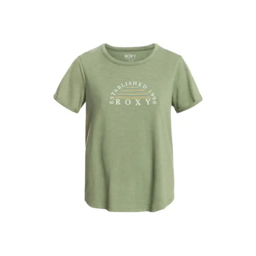 ROXY Зеленые Женские Футболки