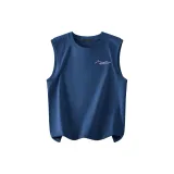 [100% cotton] Церулеан (Фиолетовый Граффити Логотип на груди)