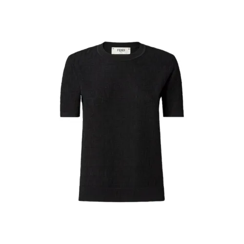 FENDI Черные Женские T-рубашки