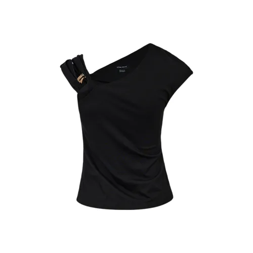 URBAN REVIVO Черные Женские T-рубашки