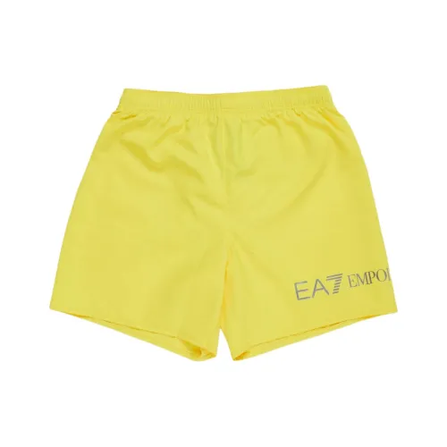 EMPORIO ARMANI Детский купальник желтый для детей 3-7 лет