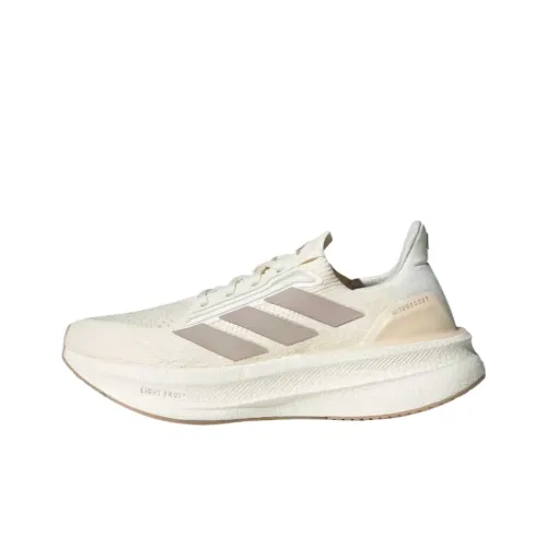 Adidas ULTRABOOST 5X Low Топ Беговые кроссовки Женские Экрю