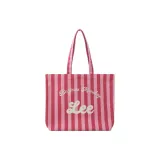 Розово-красный & Белые полосы